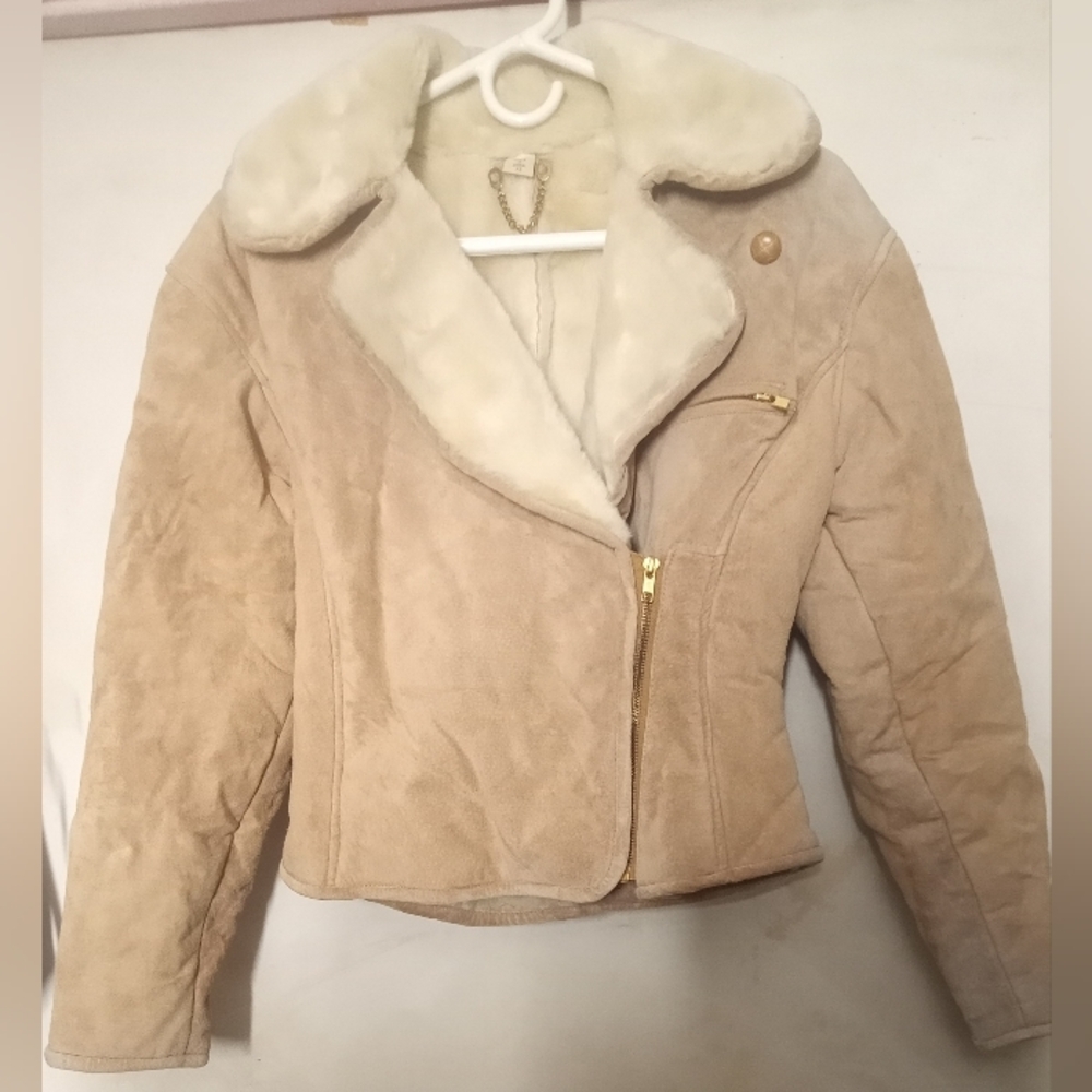 Women's Synergy Leather Coat Size XXS- Style 74188